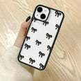 thumbnail image 2 of Case for iPhone 15/plus/pro/pro max, Clear Cute Ribbon Bowknot Pattern Aesthetic Transparent Phone Case Raised Camera Protection Stylish Slim Soft Durable TPU Protective Cover for Women Girls, 2 of 9