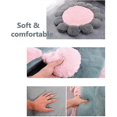 thumbnail image 5 of Flower Shaped Pet Bed Plush Cat Bed Warm Cat Nest Soft Puppy Pillow Cat Basket Round Bed Comfortable And Cute Washable Cat Pillow 60cm (white), 5 of 5