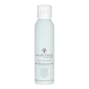 Hairitage Fry No More Heat Protectant Spray with Rice Starch, 5 oz