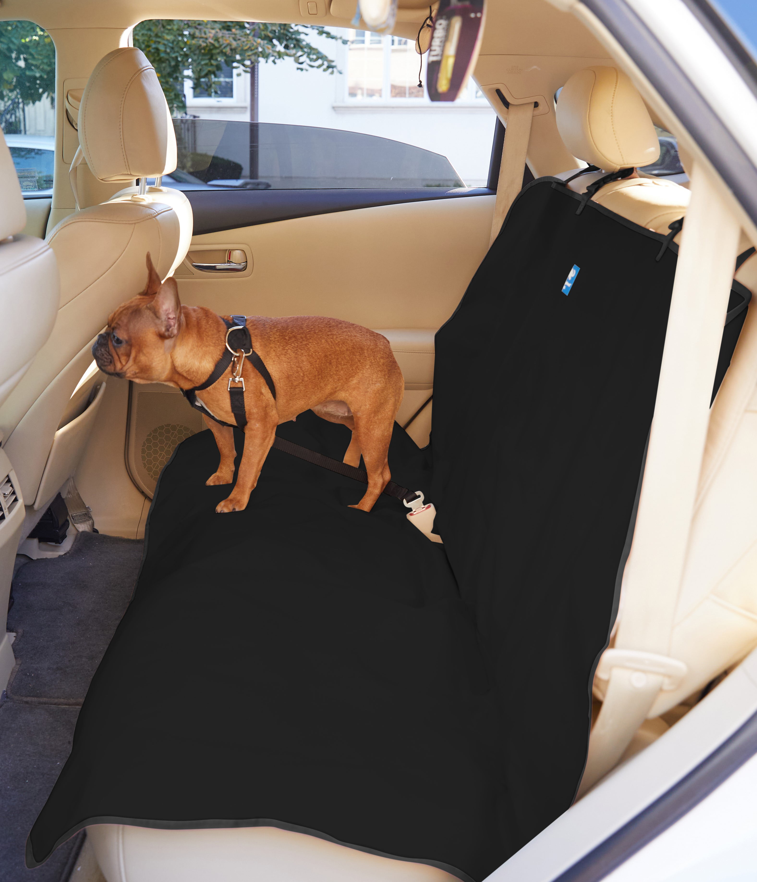 Animal Planet Dog Bench Seat Cover ( Beige ) Water Resistant Car Protector  