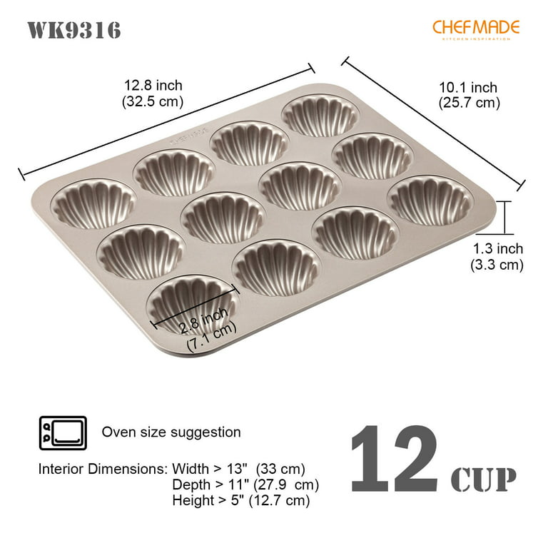 Chefmade Bowl Maker, 6 Cavity Bowl Pan, Multifunctional Food Grade Small  Cake Baking Mold, For Children, Oven Accessories, Baking Tools, Kitchen  Gadgets, Kitchen Accessories, Home Kitchen Items (champagne Golden) - Temu