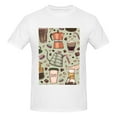 thumbnail image 4 of Bingfone Coffee Makers Macaroons Chocolate Men'S Loose Fit Short-Sleeve Pocket T-Shirt, 4 of 7