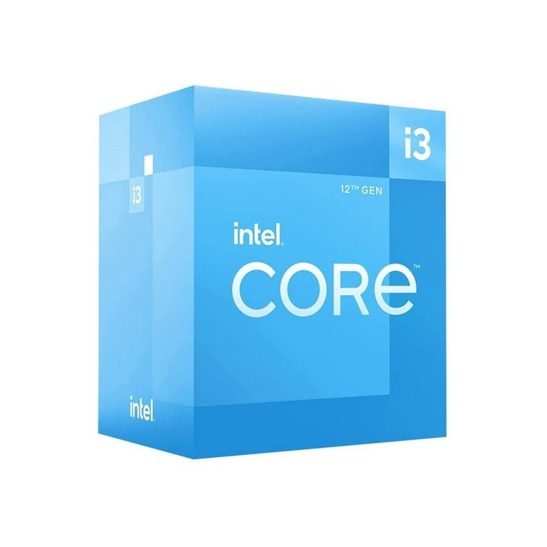 Intel Core i3-12100 CPU - 4 Cores, 8 Threads, 4.30 GHz Turbo Intel Core i3-12100 CPU - 4 Cores, 8 Threads, 4.30 GHz Turbo