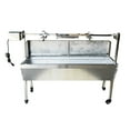 thumbnail image 3 of INTBUYING 46" Charcoal BBQ Grill Automatic Outdoor Smoker Barbecue for Garden Patio Outdoor Cooking Party Stainless Steel Spit Roaster Rotisserie Grill, 3 of 15