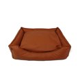 thumbnail image 2 of Imitación de perra tecnología de cuero prueBa de la raver cama para perros sofá suministro de nido de gato supongo de cama paraponable, 2 of 7