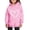 Pink, variant on BaoFuBaoMei Travel Hoodies for Boys Girls Valentines Heart Long Cuffed Sleeve Sweatshirt Tops Fleece Lined Loose Hooded Fall Clothes for School Party Classroom Celebration