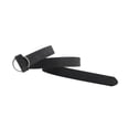 thumbnail image 3 of Cinturón de cuero para mujer Cinturones de vestir ajustables Cinturón de moda para mujer con hebilla en la cintura para chaquetas abrigos Negro, 3 of 8