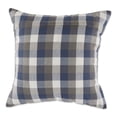 thumbnail image 2 of Gray, French Blue and Semi-Bleach Pillow Cover 18x18 inch, 4 Piece, 2 of 3