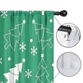 thumbnail image 4 of Blackout Kids Curtains,Green Christmas Tree Pattern Childrens Insulated Curtains Set Of 2,Bedroom Essentials,Toddler Room Decor 52"x84", 4 of 5