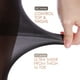 thumbnail image 3 of G&Y 2 Pares de Pantimedias Top Control para Mujer - Medias Transparentes 40D Soporte Control Barriga, Negro L, 3 of 6