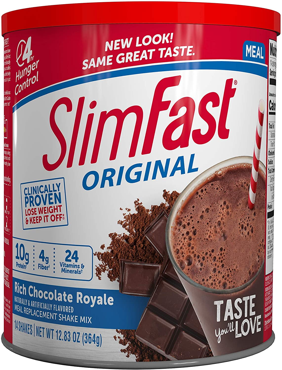 SlimFast Original Rich Chocolate Royale Meal Replacement Shake Mix &acirc;&euro;&ldquo; Weight Loss Powder &acirc;&euro;&ldquo; 12.83oz. &acirc;&euro;&ldquo; 14 servings