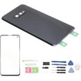 thumbnail image 1 of ZOUSSIQI Phone Outer Front and Back Glass Cover for Galaxy S10e with Pre Installed Tapes Repair Tools, Replacement Rear Glass Cover and Front Outer Screen Glass Cover. (Black) CA919-45165, 1 of 9