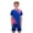 A56 Blue, variant on Landzoo Toddler Boys Outfit Set Graphic Print Short Sleeve Crew Neck Tees With Active Shorts Set Summer Breathable Boys Outfit Size 6-7 Years Blue
