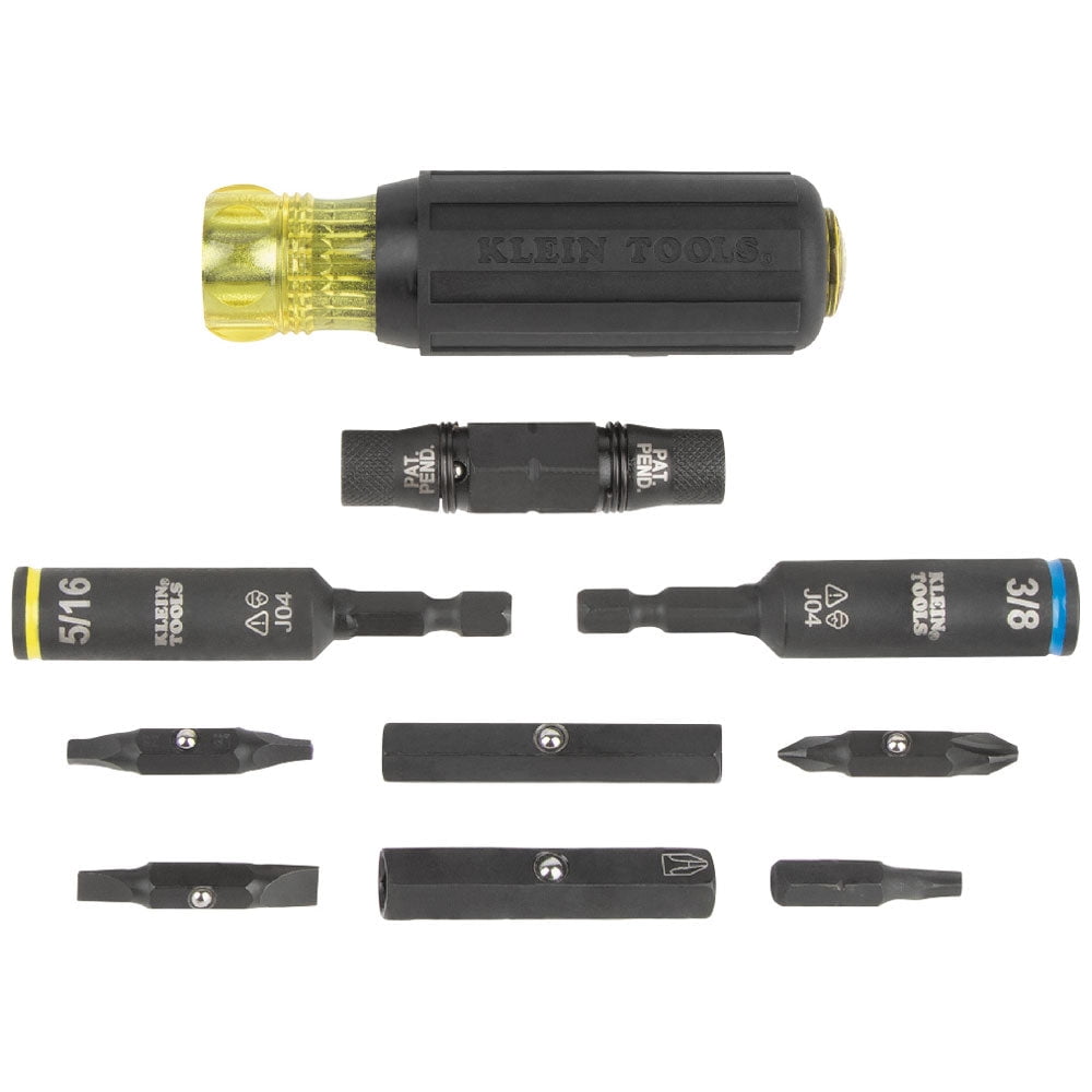 Klein Tools 32501HD KNECT Impact-Rated Multi-Bit Screwdriver / Nut Driver