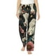 thumbnail image 1 of Balery Vintage Sunflower Cow Pantalones de pijama para mujer, pijamas ultraligeros, pantalones de estar por casa-Large, 1 of 6