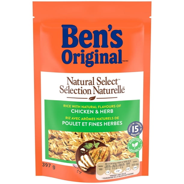 Ben's Original™ Natural Select™ Chicken & Herb Flavour Rice, 397g ...