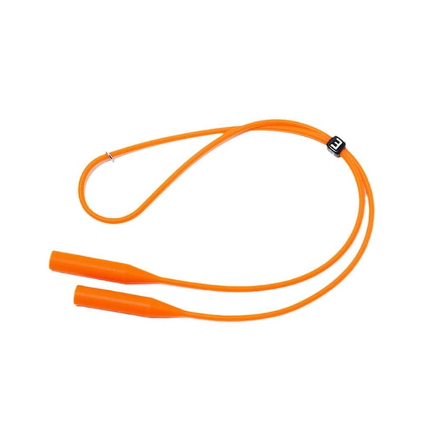 LUVCLS Cordón ajustable para gafas deportivas con hebilla de cabeza redonda de silicona