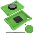 thumbnail image 4 of Dteck Case for Samsung Galaxy Tab A7 10.4" SM-T500 T505 (2020 Released) 10.4-inch,Shockproof Armor Rubber Kickstand Protector Cover with Shoulder Strap,Green, 4 of 6