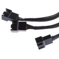 thumbnail image 4 of Ventilador de 3 X 4 piezas Cable de Alimentación Divisor en Y de 15 Funda Negra para Ventilador shamjiam Cable del divisor del ventilador, 4 of 8