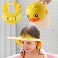 thumbnail image 1 of Hair Washing Hat Shower Bath Silicone Cap Soft Adjustable Visor Head Protector Shampoo Cap, 1 of 5