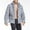 White, variant on Men Leopard Winter Warm Outdoor Woolen Faux-Fur' Coat Collar Overcoat White XL