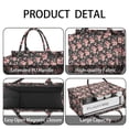 thumbnail image 4 of Large Capacity Tote Bag,Pioneer Flower Floral Print Pattern Handbag Fashion Luxury Tote Bag,15.7"x13"x 5.1" Inches,Laptop Compatible, 4 of 6