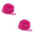 thumbnail image 4 of Guardurnaity Bufanda cuadrada Pañuelo de gasa Actuación Ropa de moda para niños de jardín de infantes para representaciones teatrales Nuevo Nuevo fucsia 60*60cm 2piezas, 4 of 6