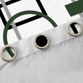 thumbnail image 4 of Manfei Abstract Ombre Black Out Curtains for Adult, Vintage Minimalism Curtains Pack of 2 (42x63 Each), Dark Green Circle Bedroom Curtains, Window Curtains Room Decor, 4 of 6