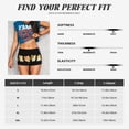thumbnail image 2 of Yiaed Sunflower Gnomes 5 Print Women's Athletic Shorts Running Shorts Sporty Short High Waisted Elastic Workout Shorts for Yoga Gym Running & Sports -Small, 2 of 8