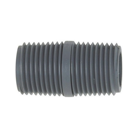 B&K 403-015 0.5 x 1.5 in. PVC Schedule 80 Nipple- Pack of 10