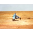 thumbnail image 5 of Heaven Crafts Marquise Shape Natural Larimar Ring 925 Sterling Silver Handcrafted Statement Jewelry Perfect Gift For Her, 5 of 5