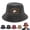 AG, variant on Bucket Hat for Women Men Summer Trendy Cotton Sun Cap Outdoor Vacation Beach Fishing Caps with Embroidery Pattern Green
