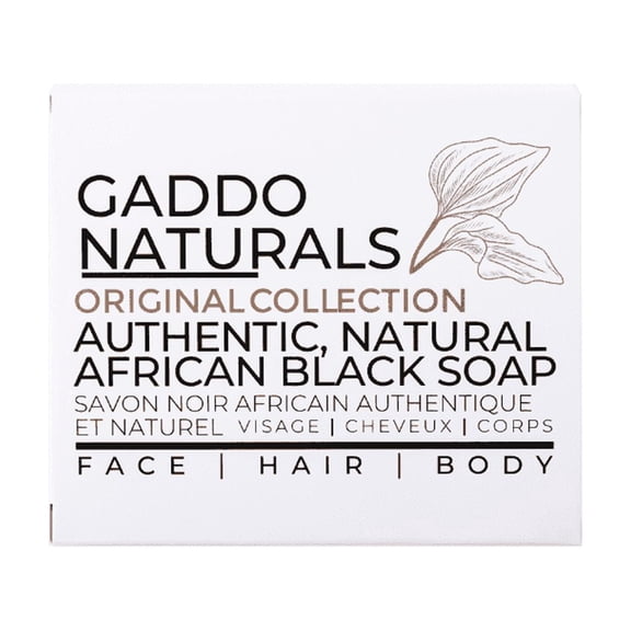 Authentic, Natural African Black Soap - Bar
