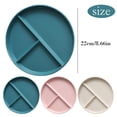 thumbnail image 3 of Dinnerware Set Compartment Divided Plates for Kids Plastic Children Trays for Eating with Dividers Colors Suitable for Breakfast Desserts Tableware,Cutlery Set,Ceramic Plates,Porcelain Bowls,Stainles, 3 of 9