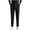 Black, variant on Taqqpue Men's Suit Pants Fashion Straight Leg Dress Pants Business Casual Elastic Side Button Waist Flat Front Slim Fit Ankle-Length Trouser with Pockets