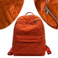 thumbnail image 4 of Papa Día Acolchado Capacal Hinchazón Mujeres Color Sólido Soft Commuting Rucksack, 4 of 9