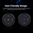 thumbnail image 4 of Steering Wheel Controller,Button Car Wheel Remote Round Button With 2 Wheel Wheel Button With 2 Round Wheel Button Player Wheel Dvd Button Car Dvd Car Wheel Player Dvd Player Media Button Remote, 4 of 6