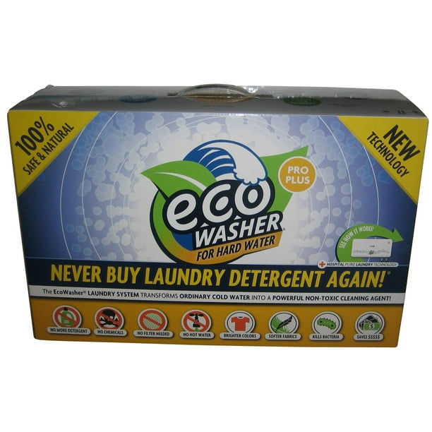 EcoWasher Plus 100 Eco Friendly ecoInventions Detergent Free Laundry