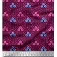 thumbnail image 1 of Soimoi Poly Georgette Fabric Leaves & Floral Artistic Print Fabric by the Yard 42 Inch Wide, 1 of 5
