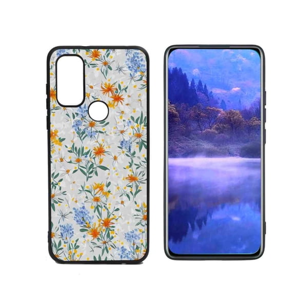 Compatible with Motorola Moto G Pure Phone Case, Flowers-17 Case Men Women, Flexible Silicone Shockproof Case for Motorola Moto G Pure