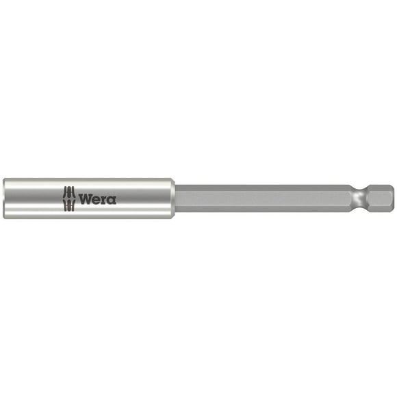 Wera - 5053459001 Hexagon 899/4/1 Stainless Steel Sleeve, Universal Bit Holder 1/4" x 100mm