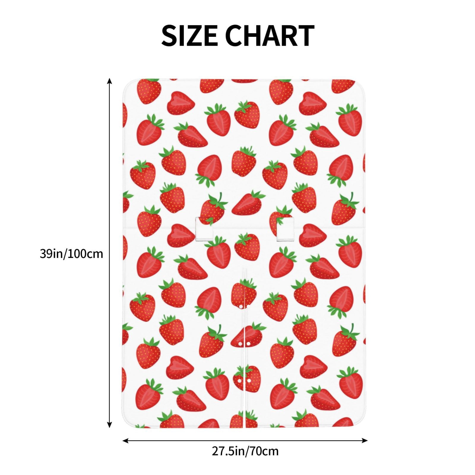 Naloa Strawberries Baby Car Seat Cover, Breathable Baby Carrier Cover, Multiuse Baby Carrier Cover & Nursing Breastfeeding Cover