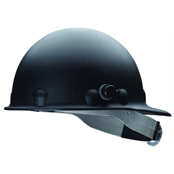 P2A Hard Hat Black Ratchet With Quicklok