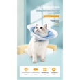 thumbnail image 6 of Cat Recovery Collar Double Layer PVC Waterproof Elizabethan Cone for Post Surgery Pet Care Anti Lick Bite, 6 of 9