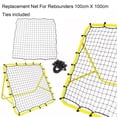 thumbnail image 1 of HLONK Soccer Rebounder Net with 20 Elastic Ropes Kickback Football Practice Net Target Goal Rebound Net Beginner Training Aid, 1 of 7