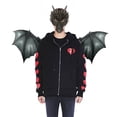 thumbnail image 3 of Fiudx Disfraz de Dinosaurio para Halloween, Máscara y Alas de Dragón para Cosplay, Perfecto para Fiestas y Representaciones Teatrales, Versátil para Mascaradas, Carnaval y Halloween, Incluye Máscara, 3 of 6