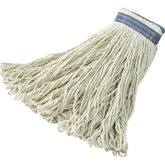 Rubbermaid Commercial Universal Headband Cotton Floor Mop, 24 Ounce, FGE13800WH00