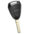 thumbnail image 3 of Coque de Clé pour Clé Porsche à Lame Droite 2 Boutons - Étui de Télécommande de Remplacement, 3 of 4