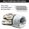 thumbnail image 7 of Cute Oven Mitts,Multicolor Christmas Tree Pattern Oven Mitt 2-Pack Set,Kitchen Gloves for Oven,Heat Resistant Oven Mitts 7.7"x12", 7 of 7