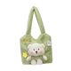 thumbnail image 3 of Bolso de hombro para mujer Fernando con oso de dibujos animados peluche Verde, 3 of 8